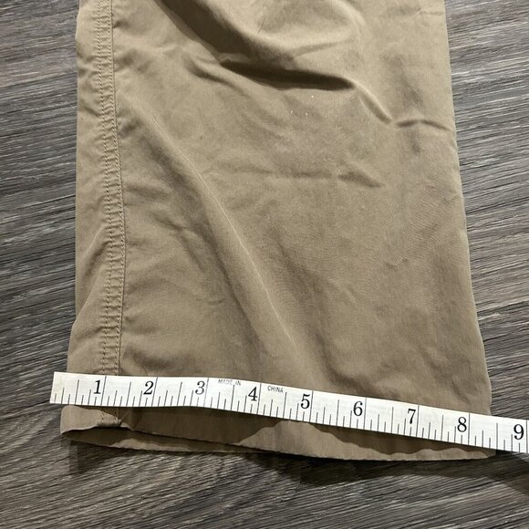 Patagonia Pants 34x31 Lightweight Hiking Straight Leg Organic Cotton Tan READ - Picture 8 of 12